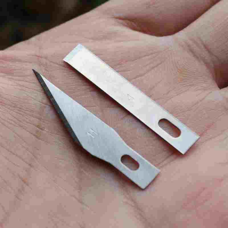 刻刀 铝合金雕刻刀 刮刀 平口 斜口 刀片  5片装 优质SK钢材质