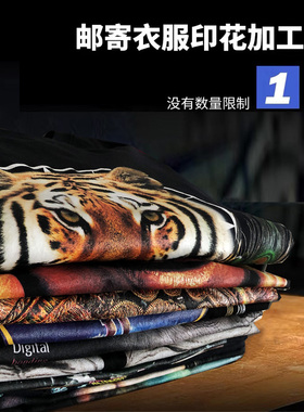 自供衣服来图定制t恤定制康丽数码直喷原创设计复刻高端印花diy