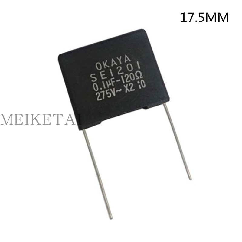 SE1201 RE1201 0.1UF 120R 275V OKAYA X2岗谷阻容吸收器抗干扰器