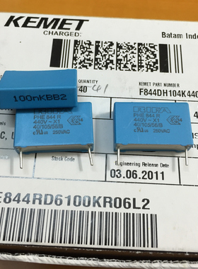 PHE844RD6100KR06L2 PHE844R 440V0.1UF 440V100NF RIFA 薄膜电容