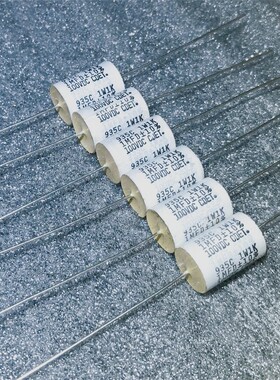 美国CDE MET 100VDC 1UF 105K 935C1W1K 1MFD 轴向薄膜音频电容