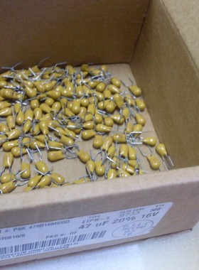 P5K476016MC0 原盒ROE  直插钽电容 16V47UF  20% 原装现货