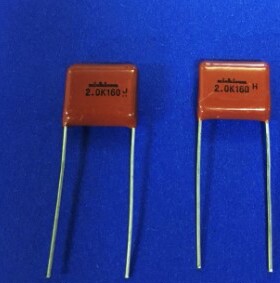 进口日本尼吉康nichicon_160V2UF 2.0K160  脚距15MM CBB薄膜电容