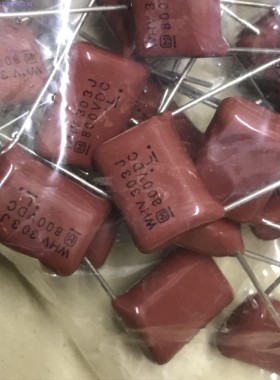 ECWH8303JV   WHV 303J 800V 0.03UF 30nF  松下薄膜电容 15mm