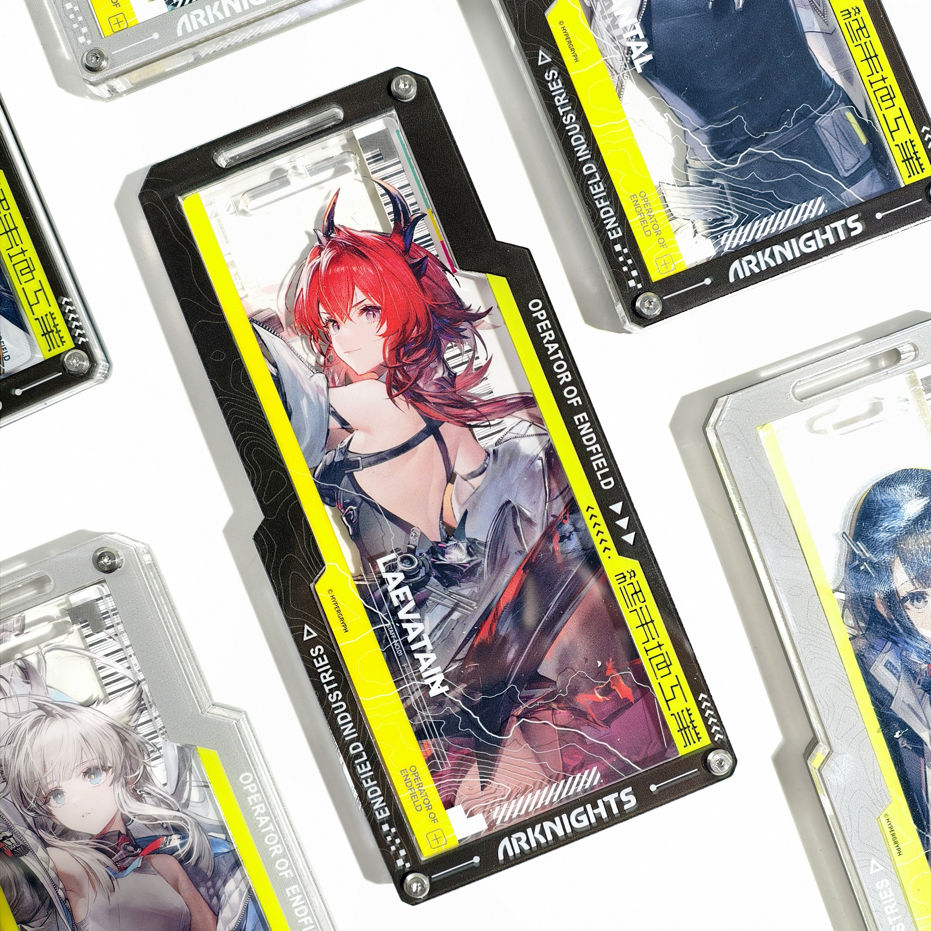 明日方舟终末地通行认证保护套保护壳白名单透明亚克力收纳扩展盒