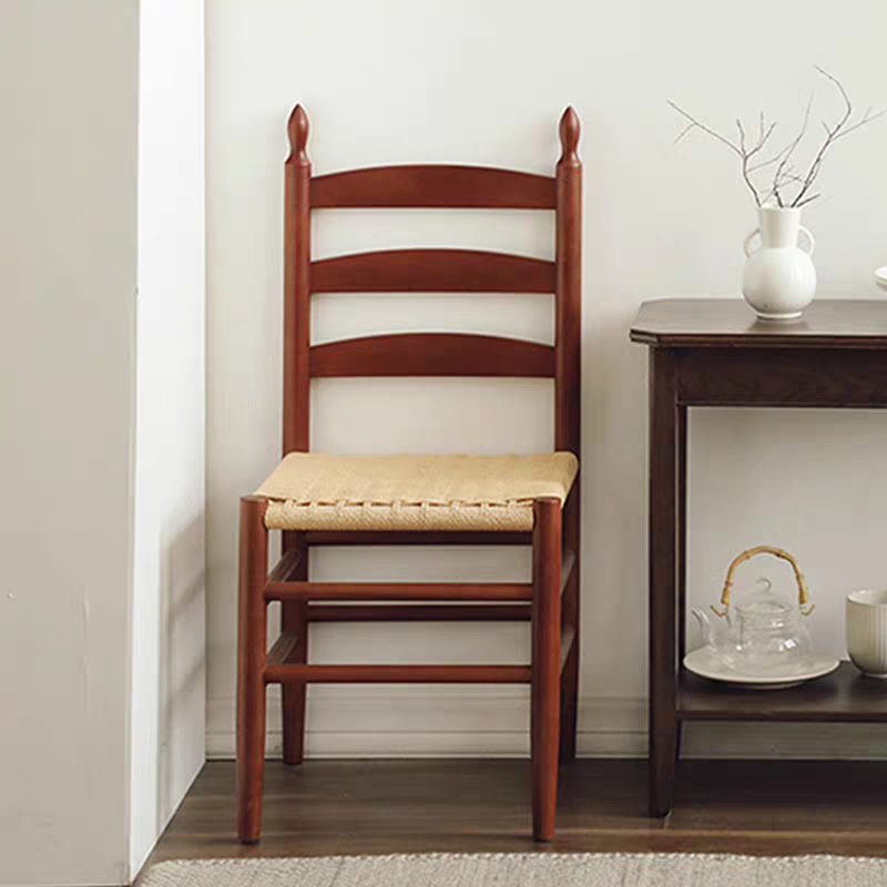 北欧设计师夏克椅日式原木风家用实木餐椅凳复古民宿创意绳编椅子,住宅家具,餐椅,淘宝优惠券,粉丝福利购,淘宝优惠卷