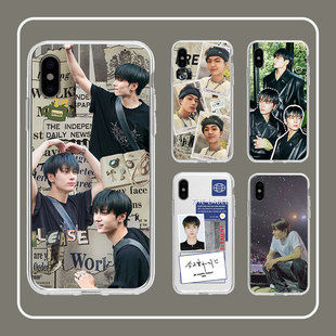 ENHYPEN朴综星JAY来图定制适用苹果vivo华为OPPO小米任意型号透明黑磨砂直边古董白创意个性手机壳