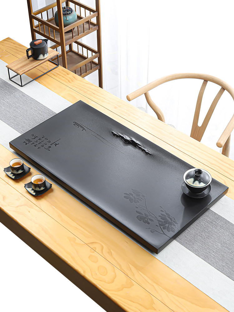 天然黑金石茶盘家用2025新浮雕茶桌茶海客厅高端功夫一体茶盘,餐饮具,茶盘,淘宝优惠券,粉丝福利购,淘宝优惠卷