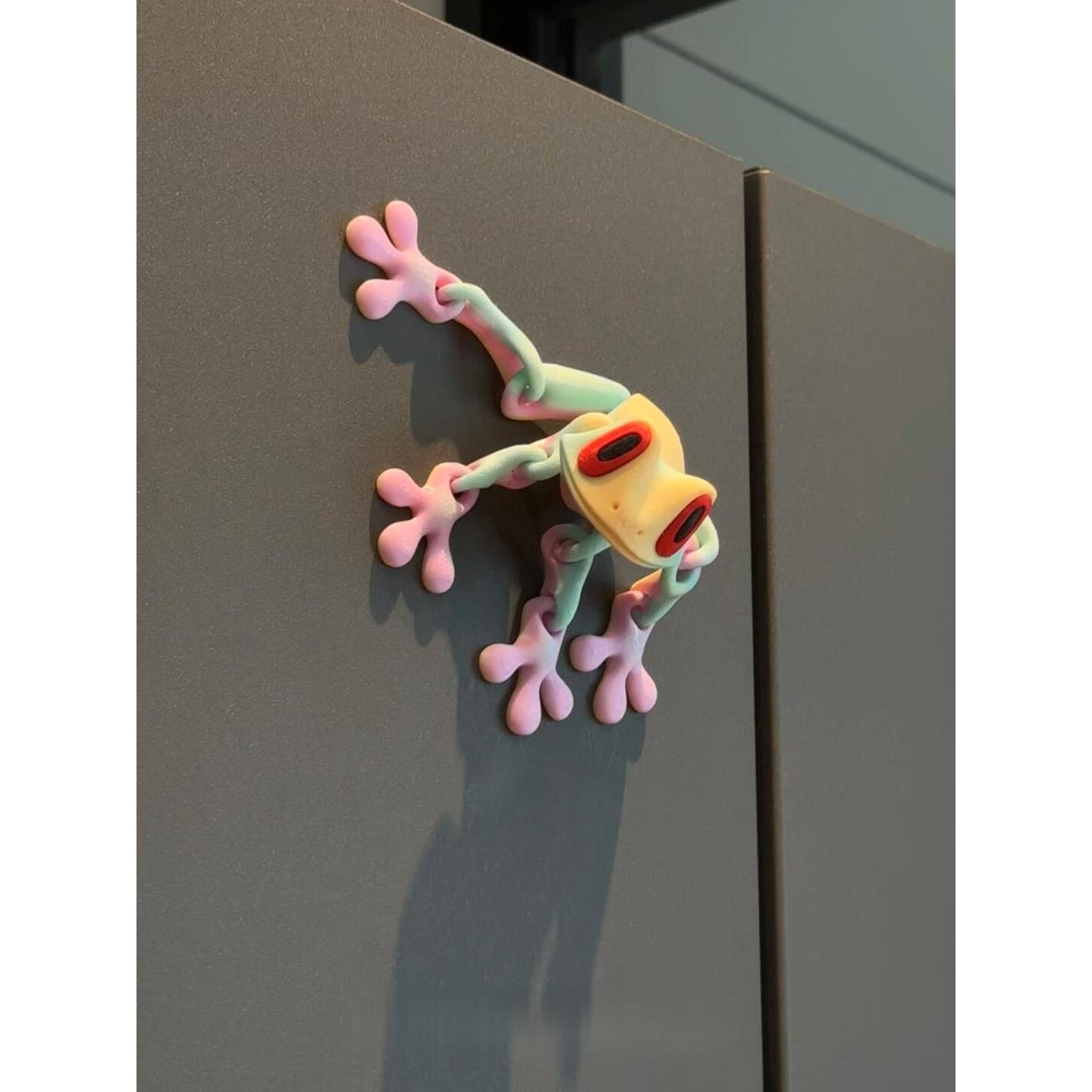 3D打印青蛙磁吸冰箱贴2025新款