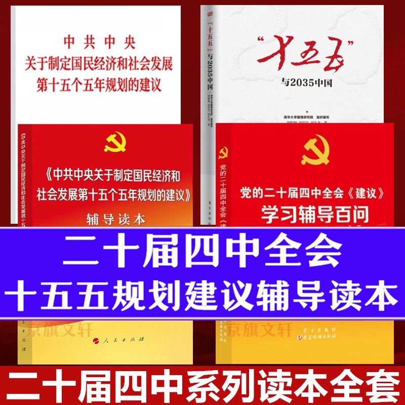 【官方正版】十五五与2035中国 十五五规划二十届四中全会 十五五大战略建议辅导读本 十五五规划编制及案例解读学习辅导百问教材
