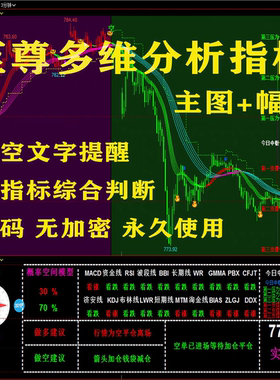 文华财经wh6wh7至尊多维分析指标期货指标随身行指标源码期货交易