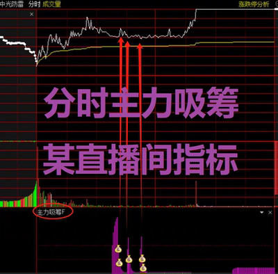 分时主力吸筹副图 抓住主力动向买在启动前 做T解套T+0 打板神器