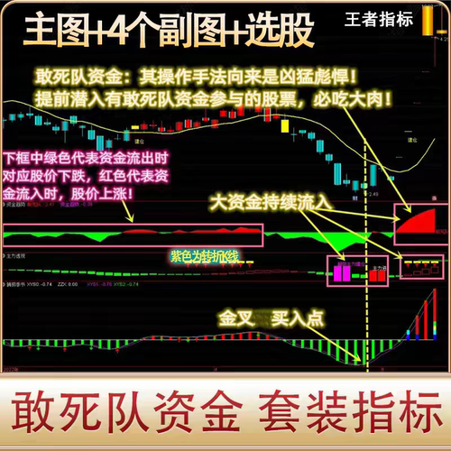 通达信指标公式资金敢死队软件复盘选股工具神器分析交易缠论专业