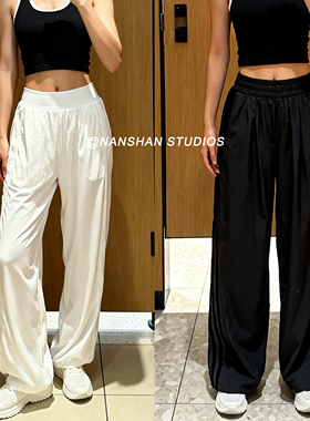 25年上新~巨牛神裤网球运动裤女中高腰显瘦休闲Lightwagt阔腿裤