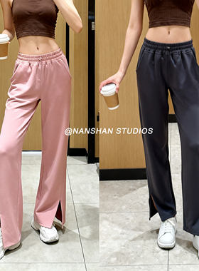 NANSHAN 瑜伽阔腿裤裤运动休闲长裤女soft宽松直筒显腿长