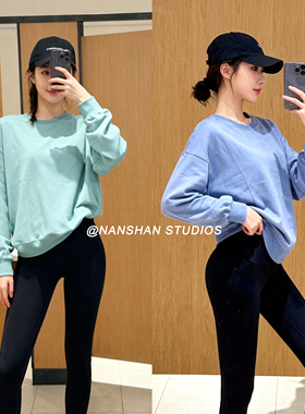 春秋款Perfe Over女士圆领宽松运动健身跑步长袖套头卫衣运动潮流