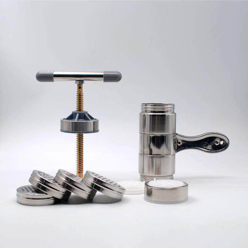 太宝小型面条机家用手动 手摇手拧压面机挤面不锈钢饸饹机压面器