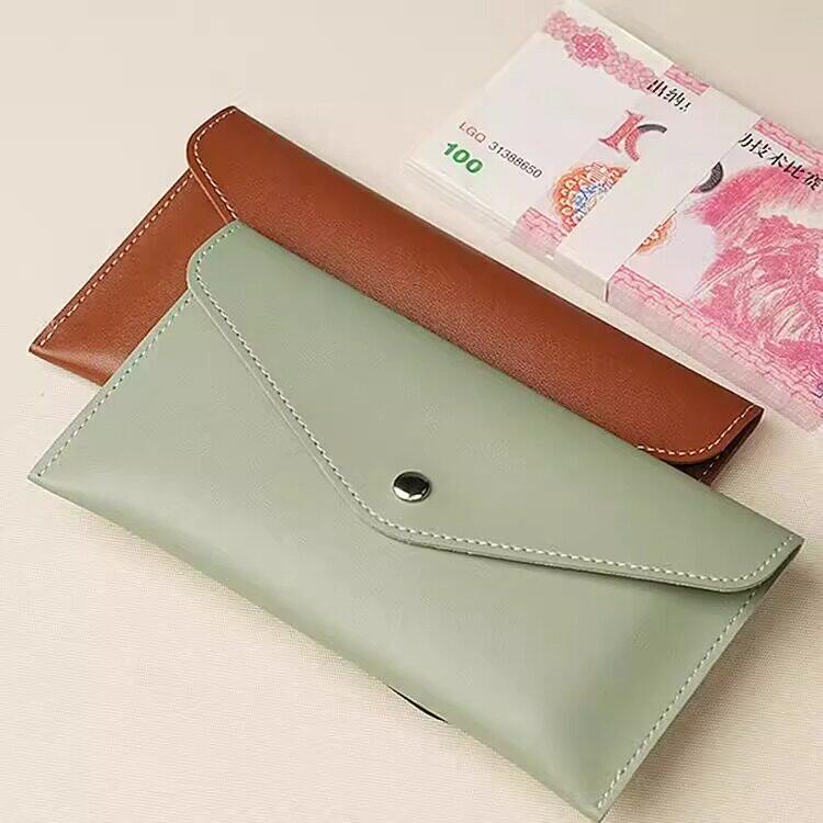 长包款钱包大容量零钱包手机包女驾照证件存折收纳包多功能简约