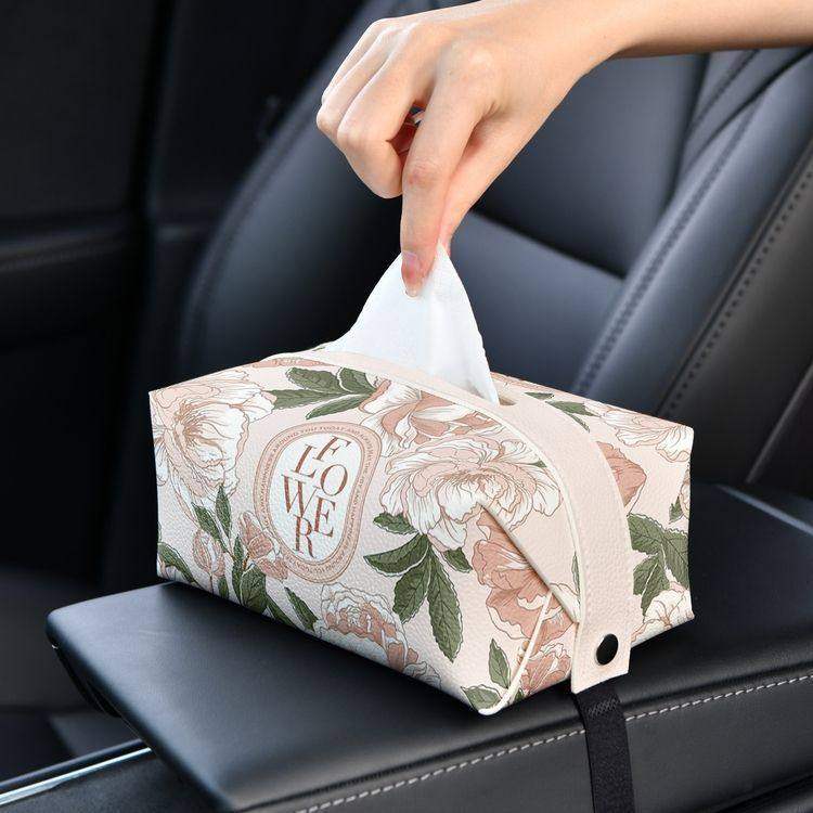 新古典花卉 车载纸巾盒创意车内抽纸盒汽车纸巾包扶手箱抽纸盒车,收纳整理,纸巾盒,淘宝优惠券,粉丝福利购,淘宝优惠卷