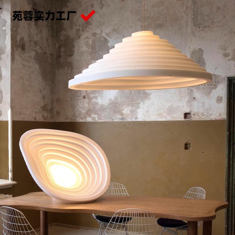 北欧侘寂风艺术吊灯餐桌吧台创意简约个性设计师餐厅店铺商用灯具