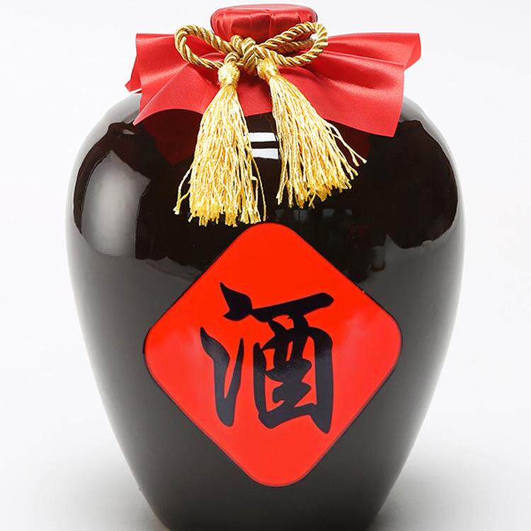 OF9D土陶陶瓷酒瓶1斤2斤3斤5斤10斤密封泡酒瓶窖藏小酒坛陶瓷酒罐