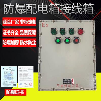防爆接线箱隔爆型配电箱电源控制箱不锈钢配电柜断路器开关箱空箱