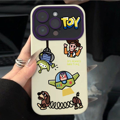 TOY玩具总动员适用苹果17ProMax手机壳iphone15新款13大视窗14高级感12情侣16promax不撞壳16全包17pro保护套