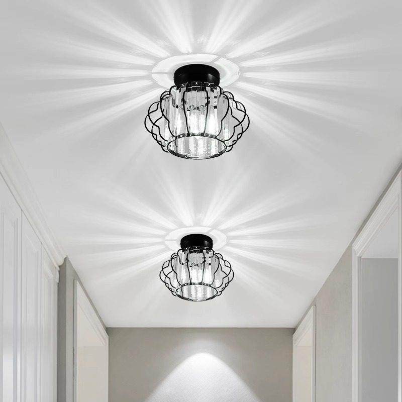 水晶过道走灯廊灯门阳台WZN小吸顶灯厅灯创意灯笼入户玄关灯新款,家装灯饰光源,厨卫/阳台/玄关/过道吸顶灯,淘宝优惠券,粉丝福利购,淘宝优惠卷