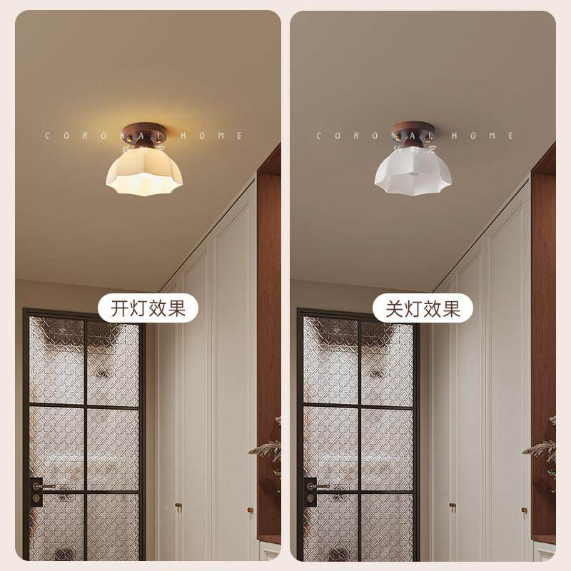 20木24款楼过道灯走廊灯复古胡桃木色白蜡梯FGY阳台灯中古玄新关,家装灯饰光源,厨卫/阳台/玄关/过道吸顶灯,淘宝优惠券,粉丝福利购,淘宝优惠卷