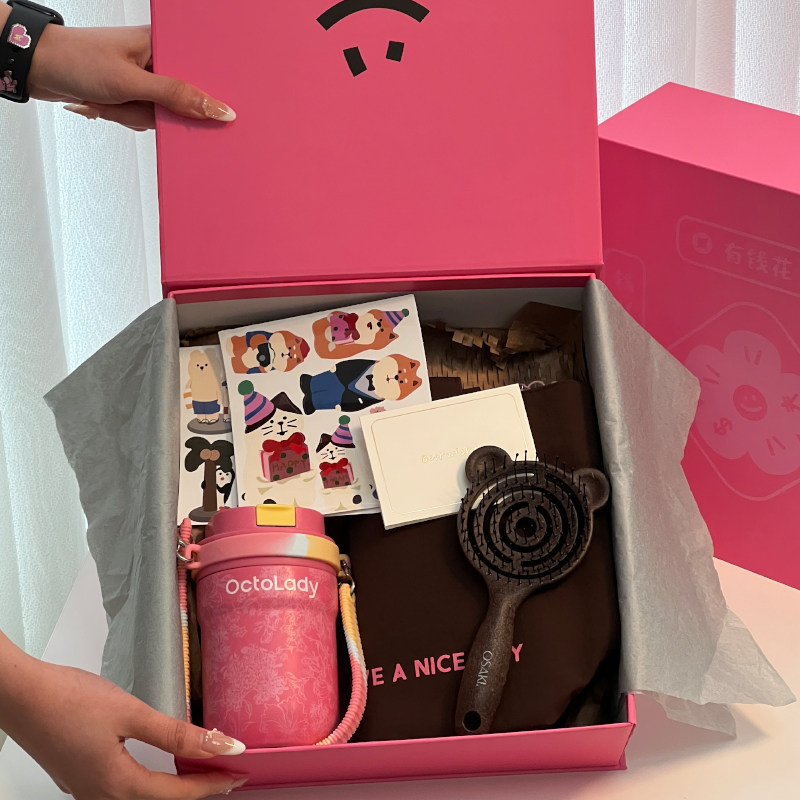 章鱼小姐的杯子水杯礼盒装送礼送闺蜜高级感高端生日礼物新年礼盒,节庆用品/礼品,创意礼盒/礼品套组,淘宝优惠券,粉丝福利购,淘宝优惠卷