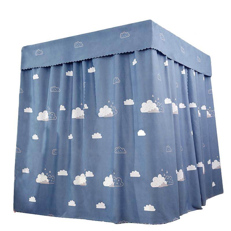 床支帘蚊帐遮家落用卧室一光体式带架加密加厚宫廷地床幔防尘3561,床上用品,蚊帐,淘宝优惠券,粉丝福利购,淘宝优惠卷