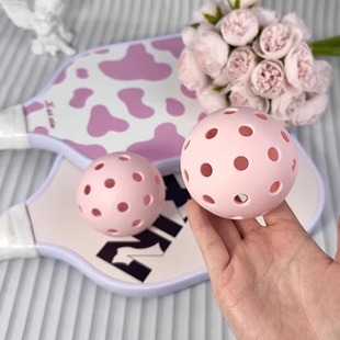 匹克球洞洞球40孔标准高弹实惠专业训练比赛球pickleball训练球