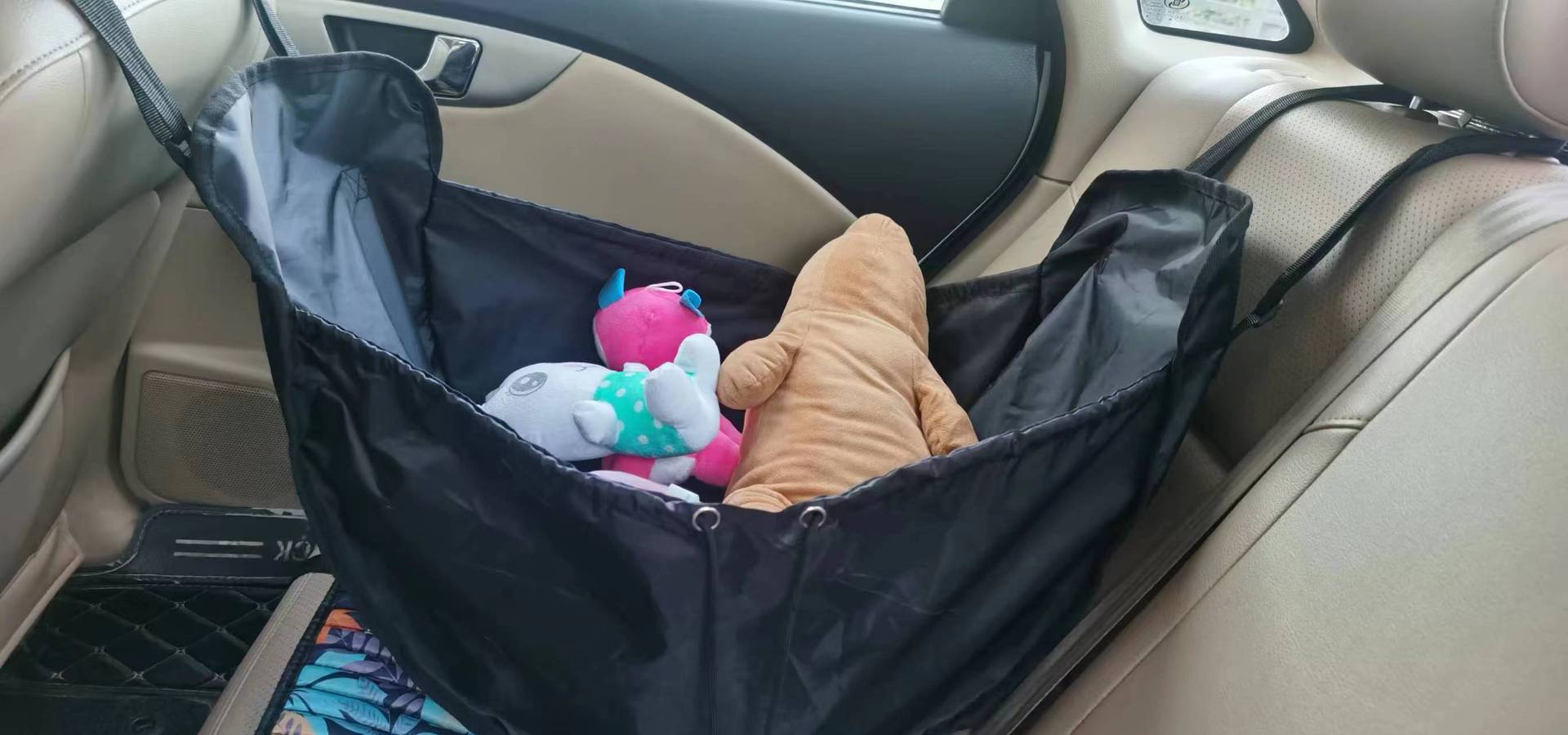 汽车杂物收纳袋环保可折叠购物袋便捷实用户外旅行袋网兜