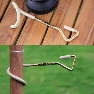 户外天幕杆挂钩便携野营灯挂架露营单头挂钩汽灯油灯支架帐篷灯架