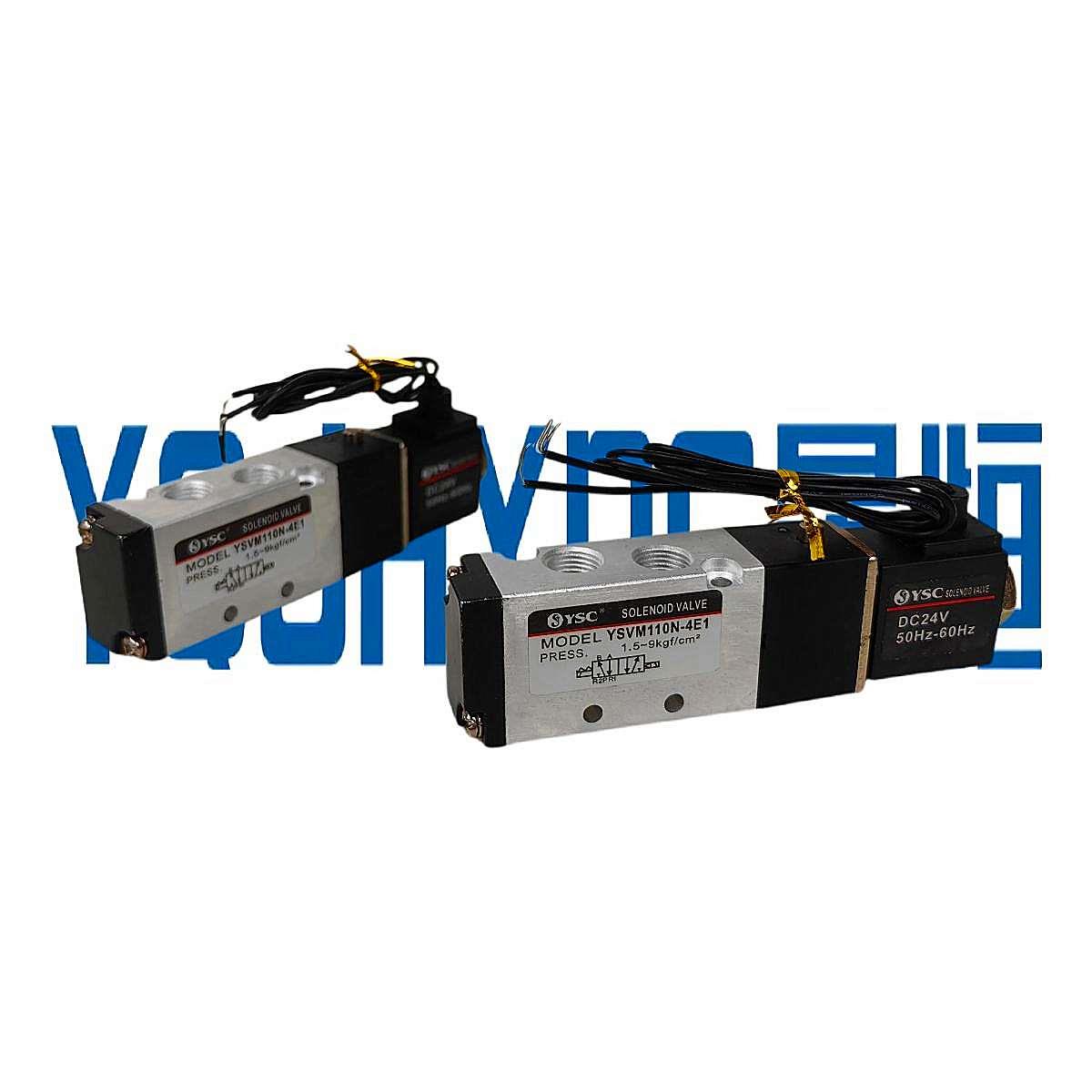 YSC韩国气动电磁阀YSVM110N-4E1出线式接线盒式AC220V DC24V