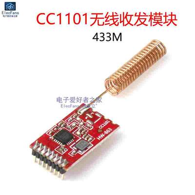 CC1101无线射频串口通信数传收发模块433M透传 类似SI4432/NRF905
