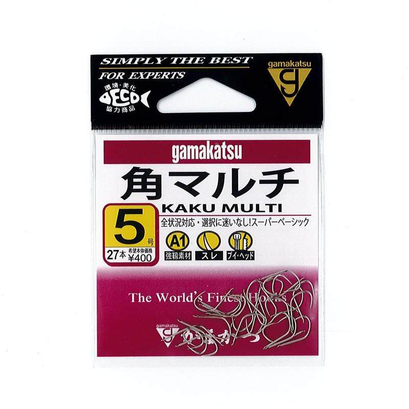 伽玛卡兹A1角鱼钩日本gamakatsu 鲫鱼鲤鱼混养高强度无倒刺67834