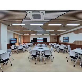 会议桌可移动折叠培训桌组合多功能办公桌教育机构可拼接长条桌