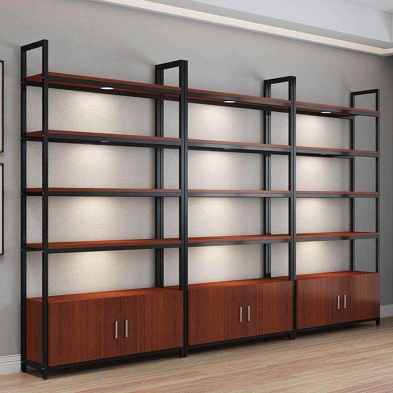 超市货架置物架货柜多层多功能店面简易样品陈列化妆品产品展示柜