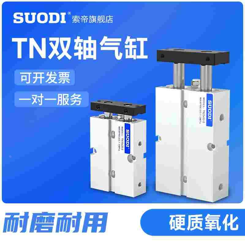 大力双轴tn40 双杆双出气缸TN40X10/15/20/30/40x50x75x100x250-s