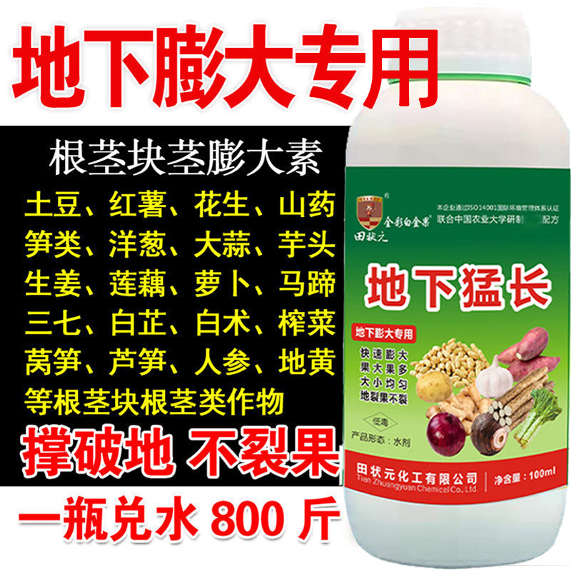 地下专用猛长块茎根茎膨大素膨果剂山药土豆姜蒜葱红薯花生叶面肥