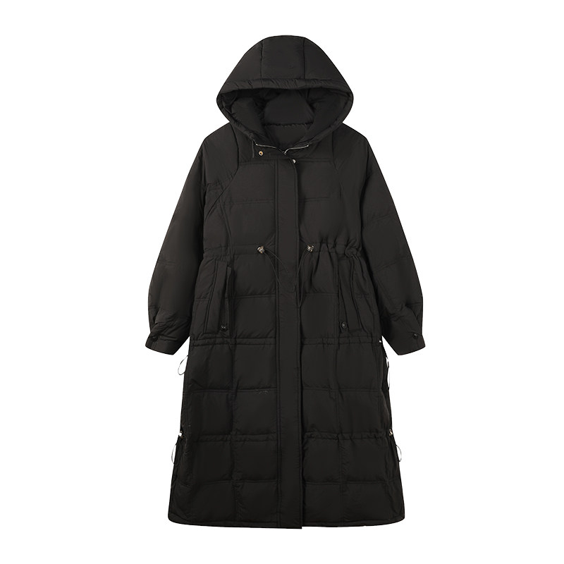 【现货】2023新款长款连帽过膝白鸭绒羽绒服095-977-P275-K398,女装羽绒服,浙宝095(原288A)
