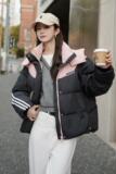 【现货】2023冬装撞色拼接短款白鸭绒羽绒服095-996-P215-K338，女装羽绒服，浙宝095(原288A)