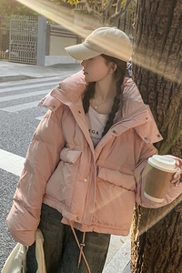 【现货】2023冬季新款短款加厚白鸭绒羽绒服095-966-P235 K358图片