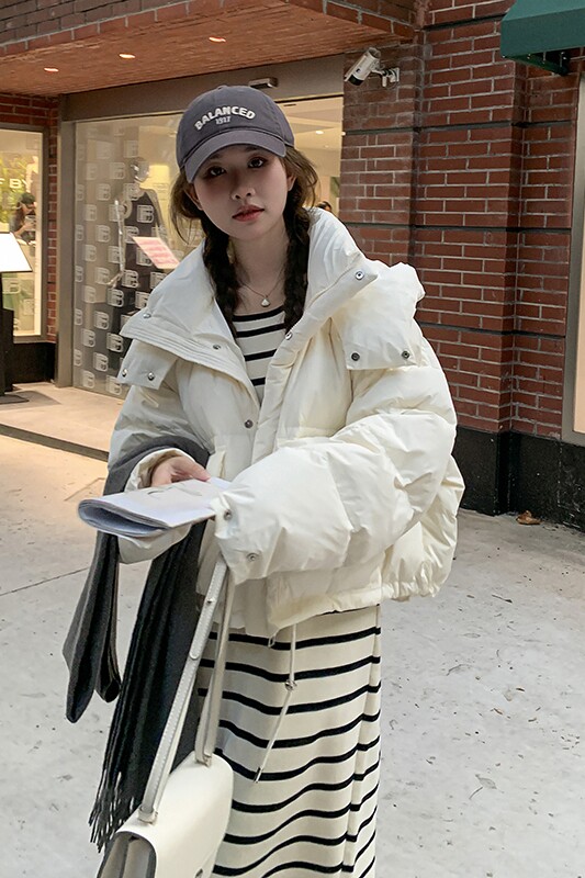 【现货】2023冬季新款短款加厚白鸭绒羽绒服095-966-P235K358,女装羽绒服,浙宝095(原288A)