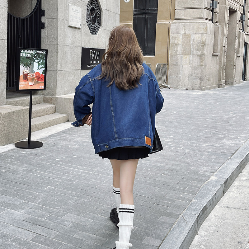 【现货】2023冬季新款90白鸭绒牛仔拼接羽绒服095-998-P275-K398,女装羽绒服,浙宝095(原288A)