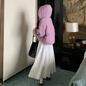 【现货】短款羽绒服女2024冬季韩系连帽面包服095-9160-P215-K328图片