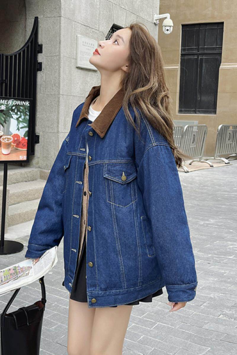 【现货】2023冬季新款90白鸭绒牛仔拼接羽绒服095-998-P275-K398,女装羽绒服,浙宝095(原288A)