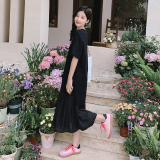 【档口现货】夏装新款印花中长款卫衣裙连衣裙095-8131-P105-K158，女装连衣裙，浙宝095(原288A)