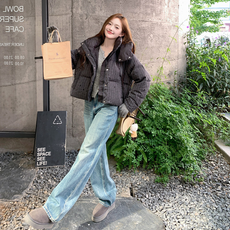 【现货】90绒2025冬装新款镂空烫钻羽绒服095-8371-P305-K458,女装羽绒服,浙宝095(原288A)